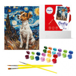 Zestaw do malowania po numerach Magiczny Jack Russel KHO6596 40x50 AP0037 uniwersalny