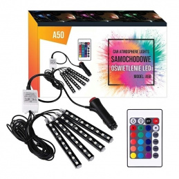 A50 OŚWIETLENIE LED DO AUTA TAŚMA LISTWA