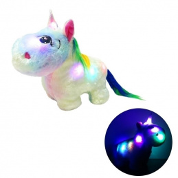 B48H1 ŚWIECĄCY MIŚ JEDNOROŻEC LED PINK