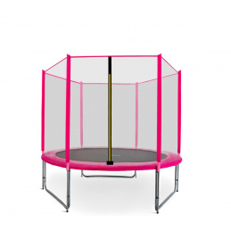 Aga SPORT PRO Trampolin 150 cm Rosa + Schutznetz