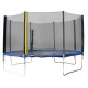 Linder Exclusiv Trampolin XXL 427 cm 14 ft + Schutznetz + Leiter + Abdeckung