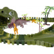 Dinosaurier Autobahn 240 Stück Kruzzel 17248