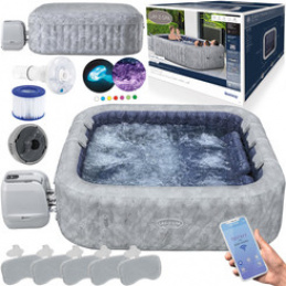 Bestway Lay-Z-Spa San Francisco Pro 7 Wi-Fi aplikacja LED 5-7osob 6001Q uniwersalny