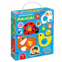 CzuCzu Pierwsze puzzle Maluszki 12m+ ZA6098 uniwersalny