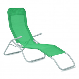 Aga Garten-Liegestuhl SIESTA Gelb Grün