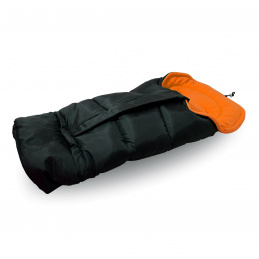 Aga Frost 3in1 Kinder Fußsack Schwarz/Orange