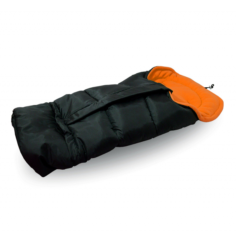 Aga Frost 3in1 Kinder Fußsack Schwarz/Orange