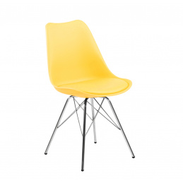 Aga Esszimmerstuhl, Skandinavischen Design MR2040,Küchenstuhl Gelb