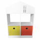Aga Kinderbücherregal mit Haus-Design MR2104