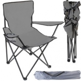 Klappsessel Relax Grau Malatec