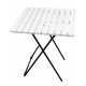 Linder Exclusiv Gartentisch Klappbarer MC4710 für Balkon,Terrasse Weiß