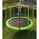 Aga SPORT TOP Trampolin, 180 cm 6 ft Hellgrün, Kindertrampolin, Gartentrampolin mit Sicherheitsnetz  + Schutznetz