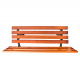Linder Exclusiv Gartenbank 3-Sitzer Parkbank bis 240 Kg Gartenmöbel Holzbank MC4353 120x57x70cm