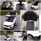 R-Sport Scooter mit Führungsstange J4 Kinderlaufwagen Weiß