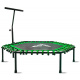 Aga Smart FITNESS Trampolin 130 cm Grün + Griff