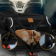 Tresko Transportbox für Hunde und Katzen 61x42x42 cm Schwarz