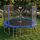 Aga SPORT PRO Trampolin 400 cm Blau