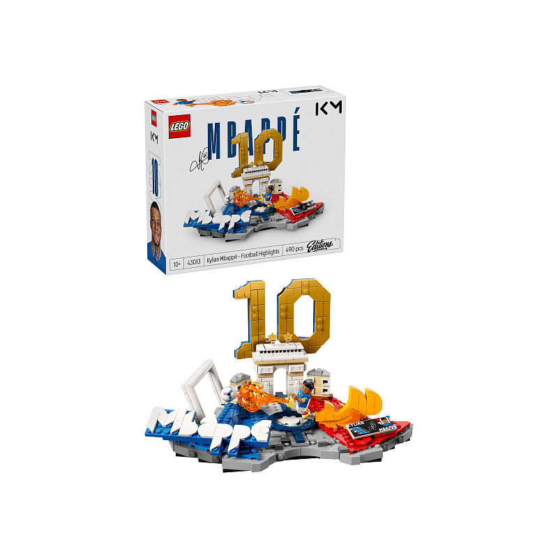 LEGO® Editions Football 43013 Kylian Mbappé – Fußball-Highlights