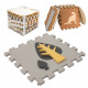 Aga Schaumstoff-Puzzlematte / Laufstall 36Stück Dinosaurier 143cm x 143cm x1cm