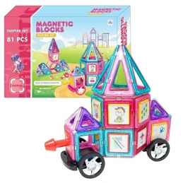 B41C1 KLOCKI MAGNETYCZNE KSZTAŁTY 81 SZT