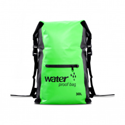 Aga Wasserdichter Rucksack 30 l Grün