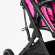 Aga Sportwagen Schwarz/Rosa