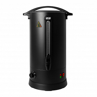 Aga Glühweinkocher 20 l Schwarz  Einkochautomat aus Edelstahl Glühweinkessel Glühweinautomat Heißgetränkeautomat Heißwasserspender