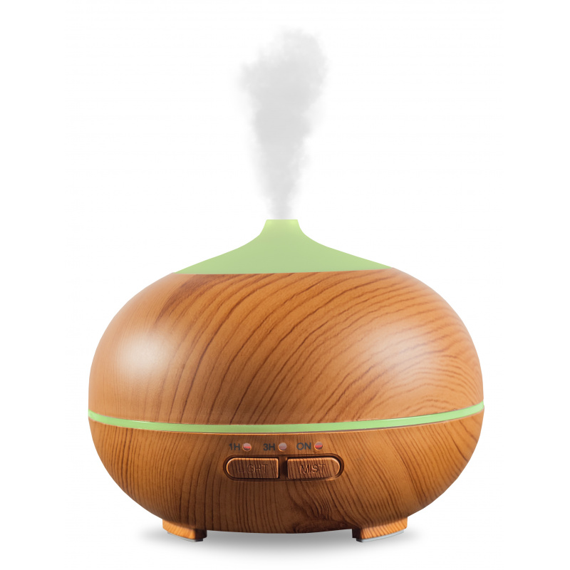 Aga Aroma Diffuser MRDI10-LBrown mit Led-Beleuchtung, Luftbefeuchter, Raumbefeuchter Hellbraun