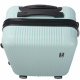 Aga Travel Hartschalen-Koffer Rollkoffer Reisekoffer Gepäck ABS Material mit Code Schloss und 4 Rollen MR4663 Mint