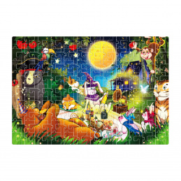 Aga4Kids Kinderpuzzle Tiere im Wald 216 Szt.