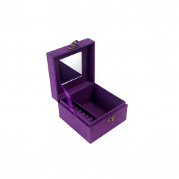 Aga Schmuckkästchen 12,2x12,2x8,5 cm Lila