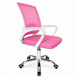Aga Bürostuhl MR2081 Weiß - Rosa