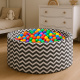 Aga Bällebad für Baby ab 1 Jahr, Rundes Weiches Schaumstoff Bällepool mit 200 Bälle, 90x40 cm Ballgrube Spielzeug für Kleinkinder,