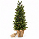 Aga Künstlicher Weihnachtsbaum im Blumentopf 70 cm verschneit mit LED-Beleuchtung