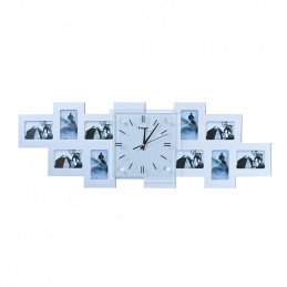 Q70E1 ZEGAR ŚCIENNY RAMKA NA ZDJĘCIA 10