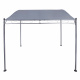 Linder Exclusiv Gartenpavillon,Überdachung,Pergola,Sonnenschutz Stahlgestellt  2,5x3 m Grau