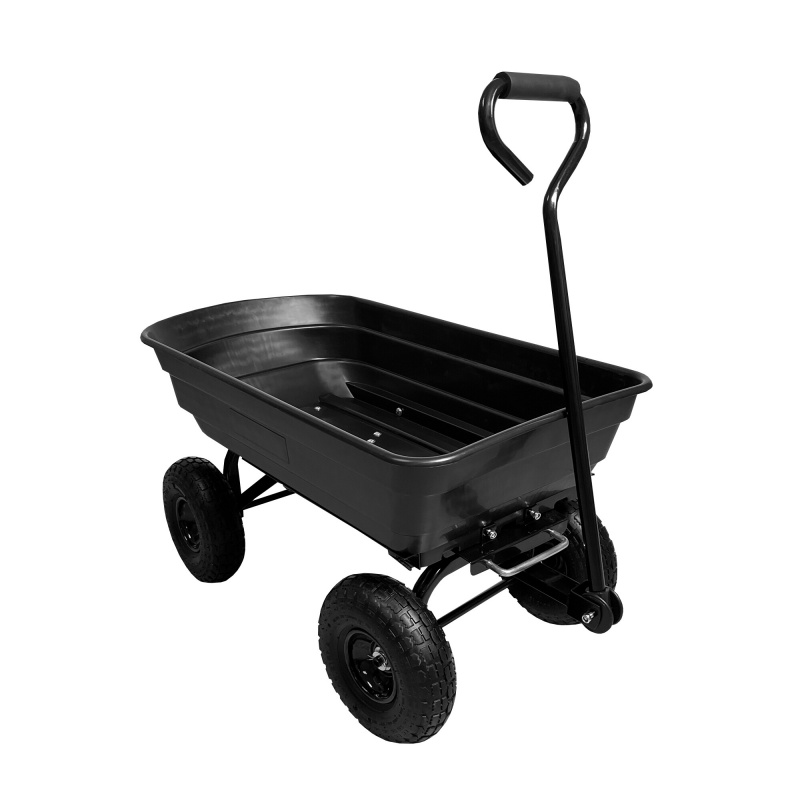 Aga Garten-Kippwagen MR4614 Schwarz