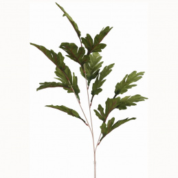 Roślina sztuczna Gałązka liści Orzecha cieniowanych zielona - 95 cm