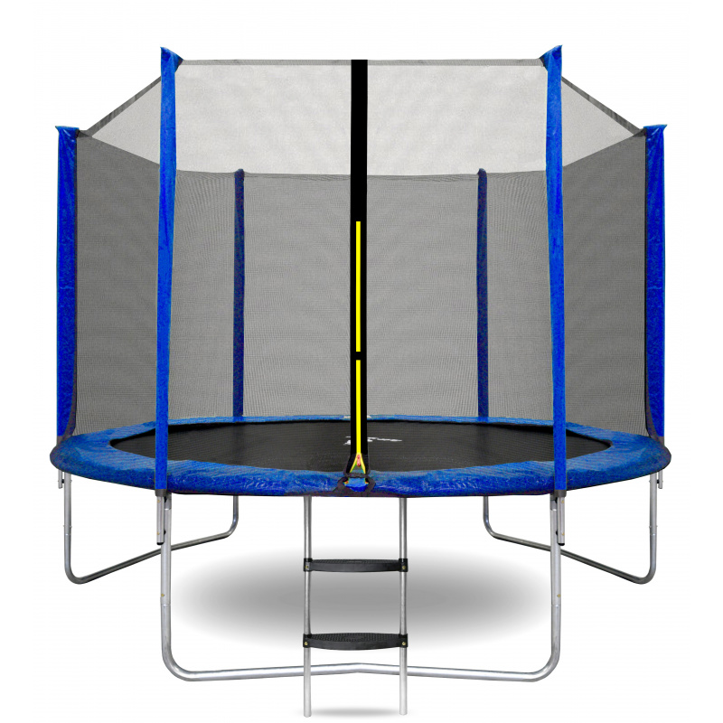 Aga SPORT TOP Trampolin,Kindertrampolin mit Sicherheitsnetz  305 cm 10 ft Blau