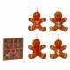 Aga Weihnachtsschmuck-set 4 Stück Lebkuchen