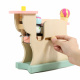 Aga4Kids Eismaschine Holzspielzeug Kinderküche Zubehör Rollenspiele Spielküche Kaufladen Zubehör Eisdiele Kinder Holz Holzspielzeug Geschenk für Mädchen Küchenmaschine Spielset