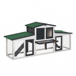 Aga Hühnerstall für Hühner 204x45x80 cm