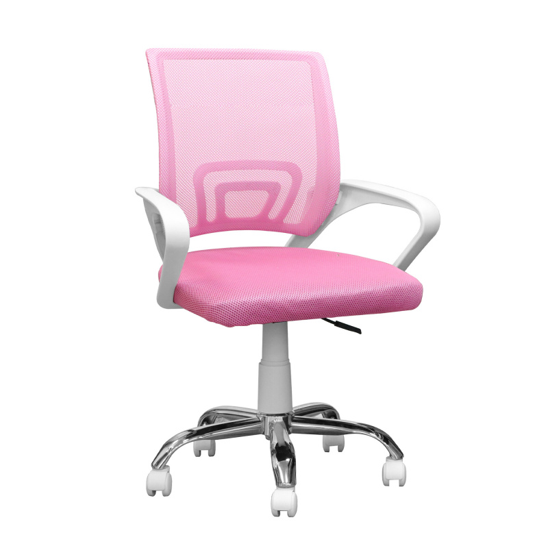 Aga Bürostuhl MR2081 Weiß - Rosa