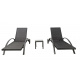 Aga Sonnenliegen LOUNGE und Tisch