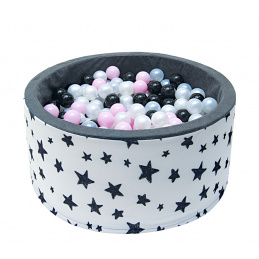 Aga Kinder weiche Pool der runden Bälle 90x40 cm, Bällebad Für Kinder mit 200 Bälle, 853