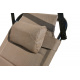 Linder Exclusiv Klappbarer Gartenliege XXL mit Baldachin Taupe