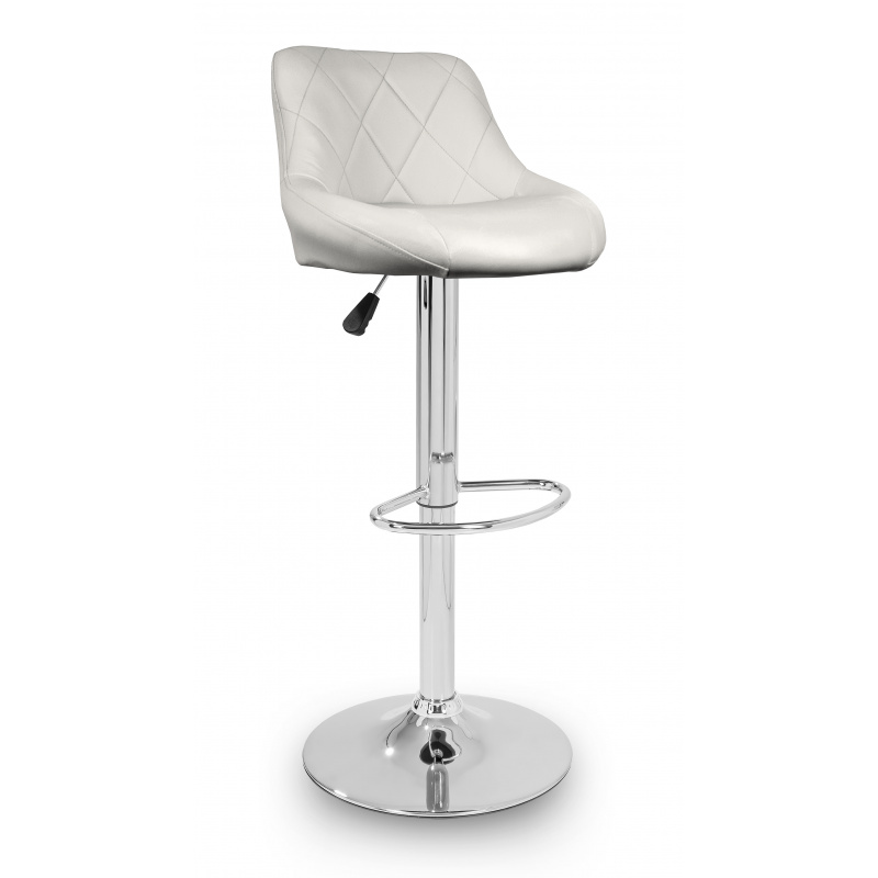 Aga Barhocker Beige  aus Kunstleder 360° drehbar höhenverstellbar, Barstuhl, Küchenhocker, Barhocker, Barstuhl, Bistrohocker