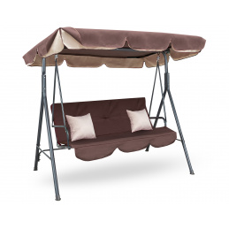 Aga Zahradní houpačka Majka Tmavě hnědá 6DAZ027 - 2. JAKOST