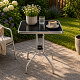 Aga Gartentisch BISTRO MR6173-Grau 60x60x70 cm