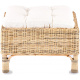 Aga Rattan-Sessel mit Hocker CONSUL RATTAN,Rattansessel mit Polsterung